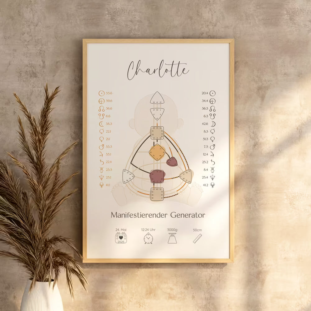 Human Design Poster Baby